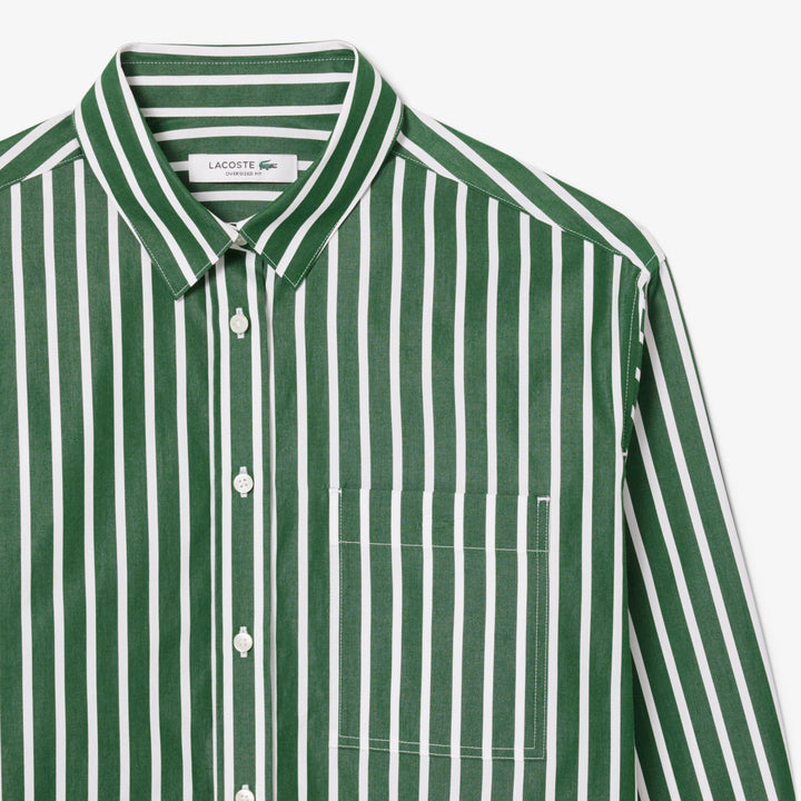 Lacoste Women's Oversized Cotton Poplin Shirt