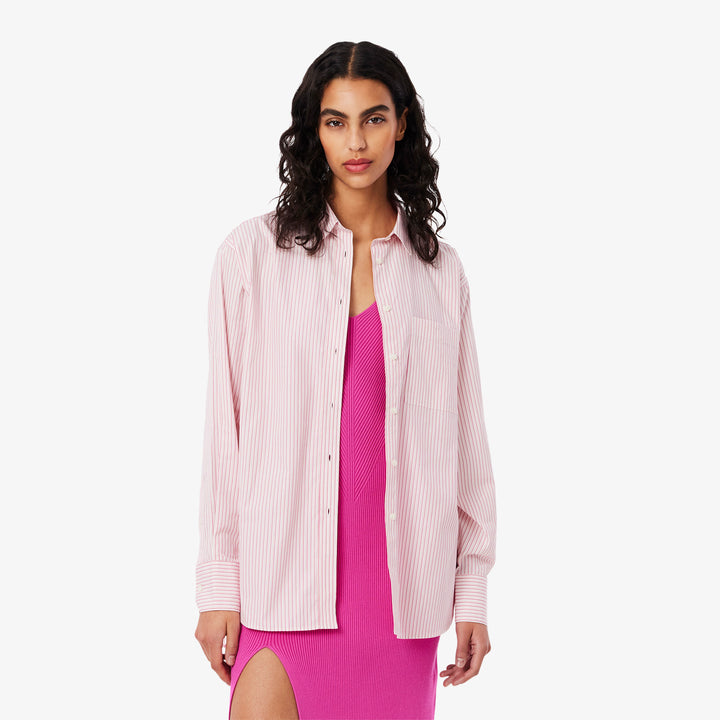 Lacoste Women's Oversized Cotton Poplin Shirt