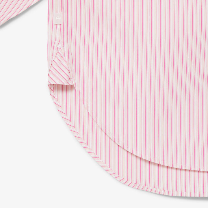 Lacoste Women's Oversized Cotton Poplin Shirt