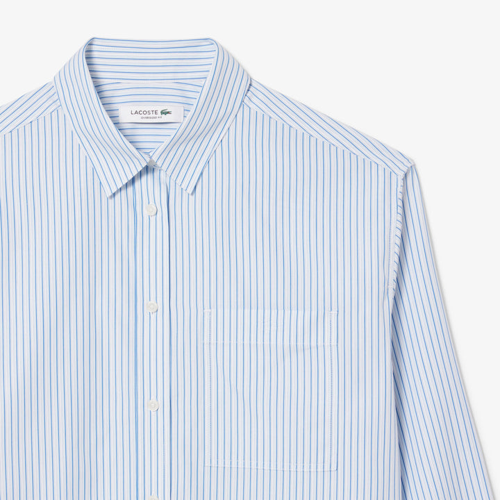 Lacoste Women's Oversized Cotton Poplin Shirt