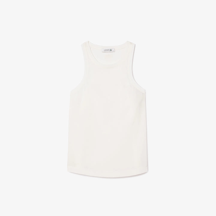 Lacoste Women's Slim Fit Satin Tank Top
