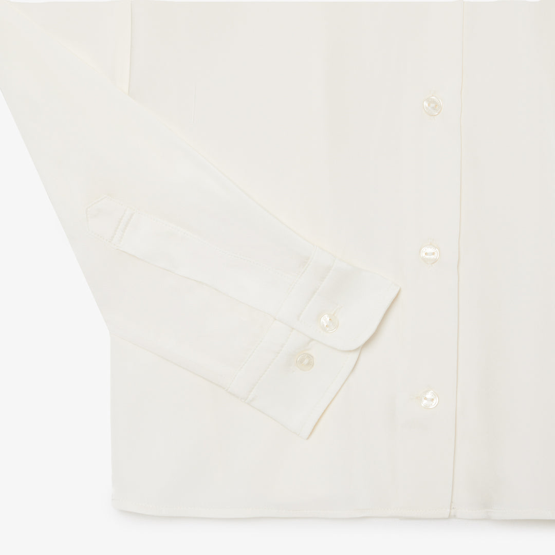Lacoste Women's Slim Fit Ribbed Collar Shirt