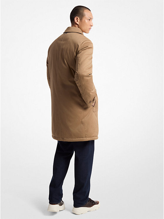 Michael Kors Cotton Blend Balmacaan