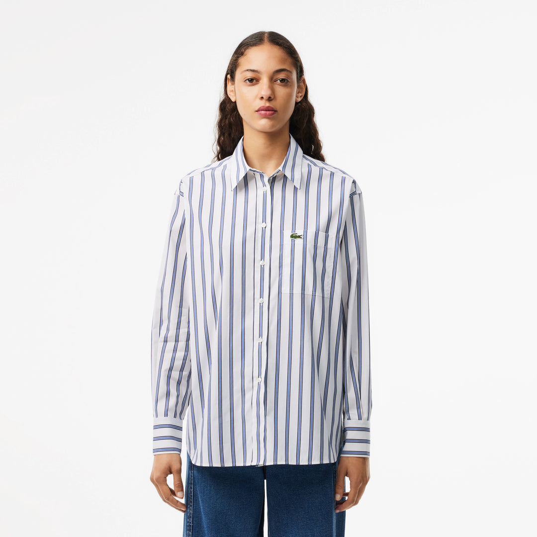 Lacoste Women's Oversized Poplin Shirt