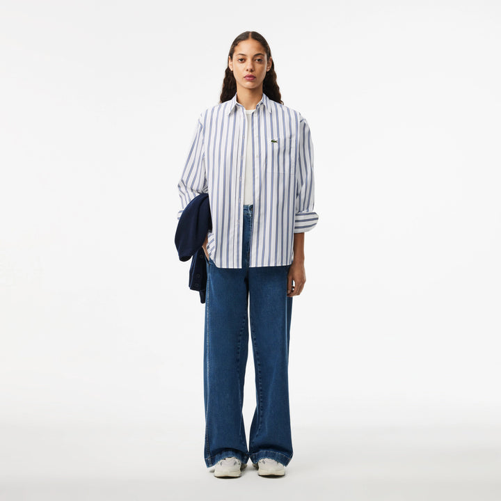 Lacoste Women's Oversized Poplin Shirt