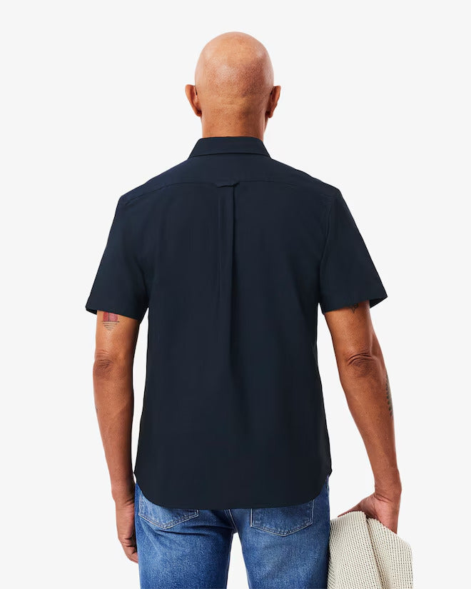 Lacoste Men's Regular Fit Short Sleeve Oxford Shirt