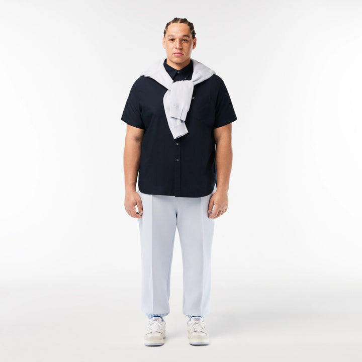 Lacoste Men's Regular Fit Short Sleeve Oxford Shirt