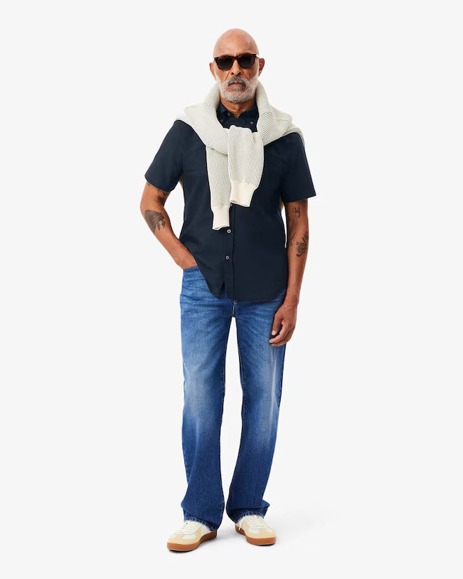 Lacoste Men's Regular Fit Short Sleeve Oxford Shirt