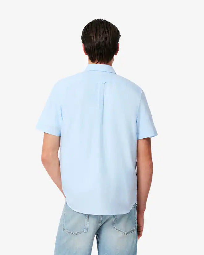 Lacoste Men's Regular Fit Short Sleeve Oxford Shirt