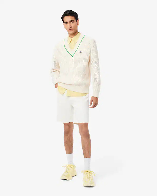 Lacoste Men's Regular Fit Short Sleeve Oxford Shirt