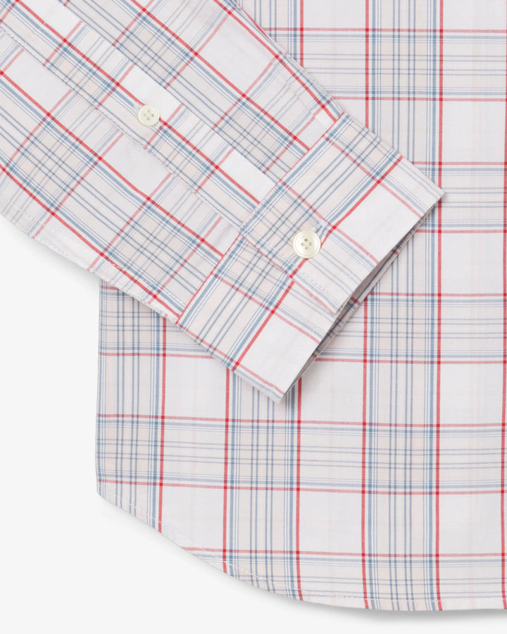 Lacoste Men's Slim Fit Stretch Plaid Shirt