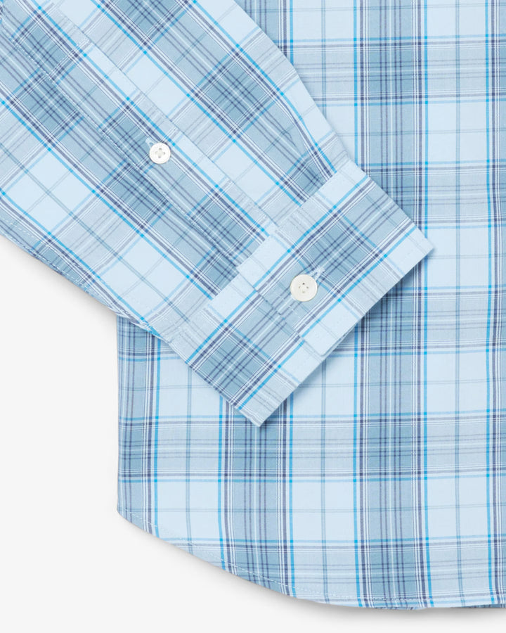 Lacoste Men's Slim Fit Stretch Plaid Shirt