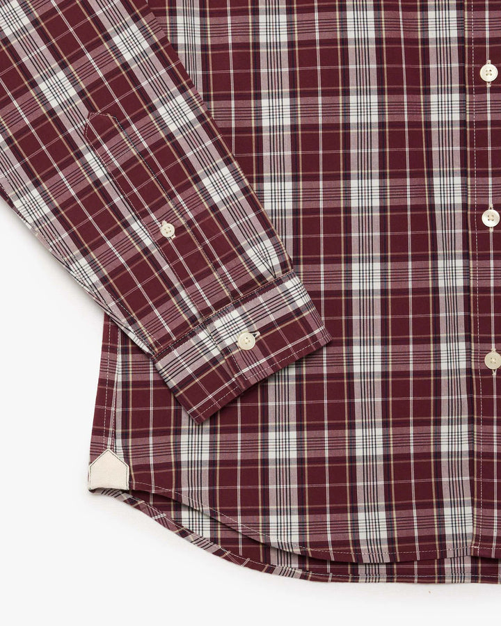 Lacoste Men's Slim Fit Stretch Plaid Shirt