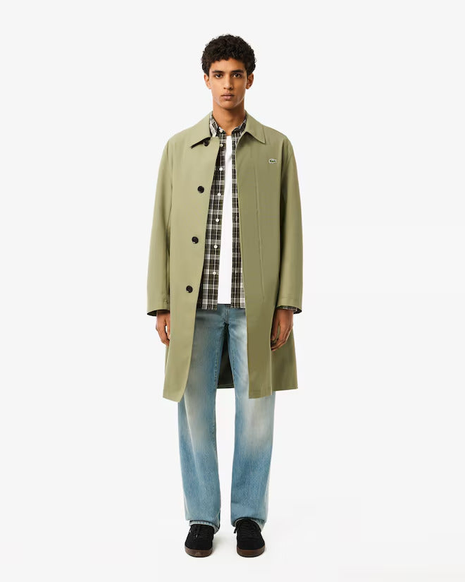 Lacoste Men's Slim Fit Stretch Plaid Shirt