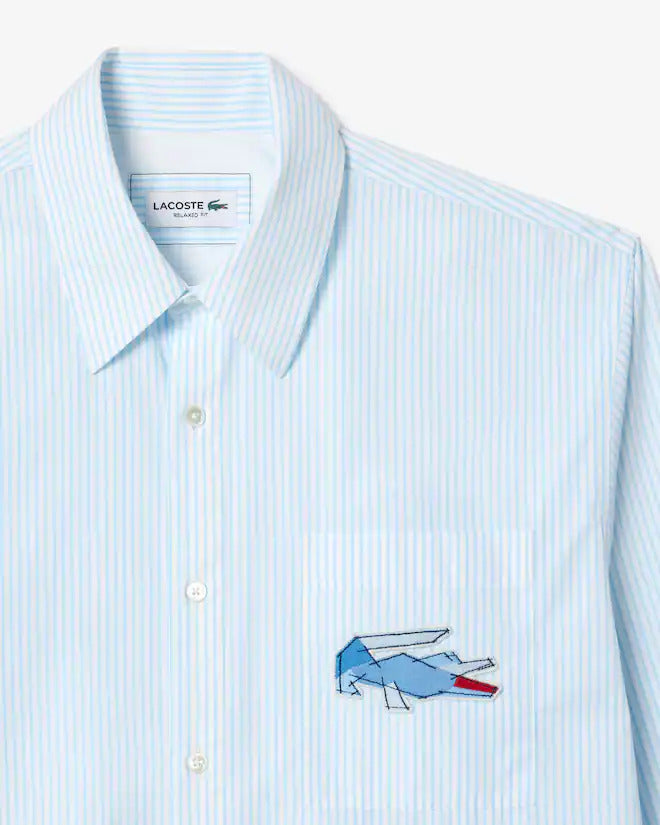 Lacoste Men's Relaxed Fit Croc Badge Shirt