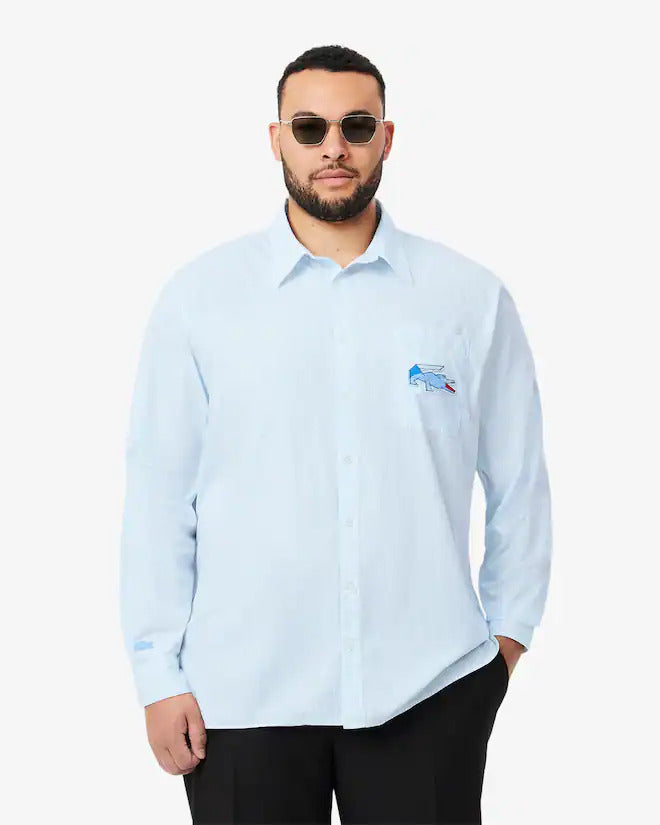 Lacoste Men's Relaxed Fit Croc Badge Shirt