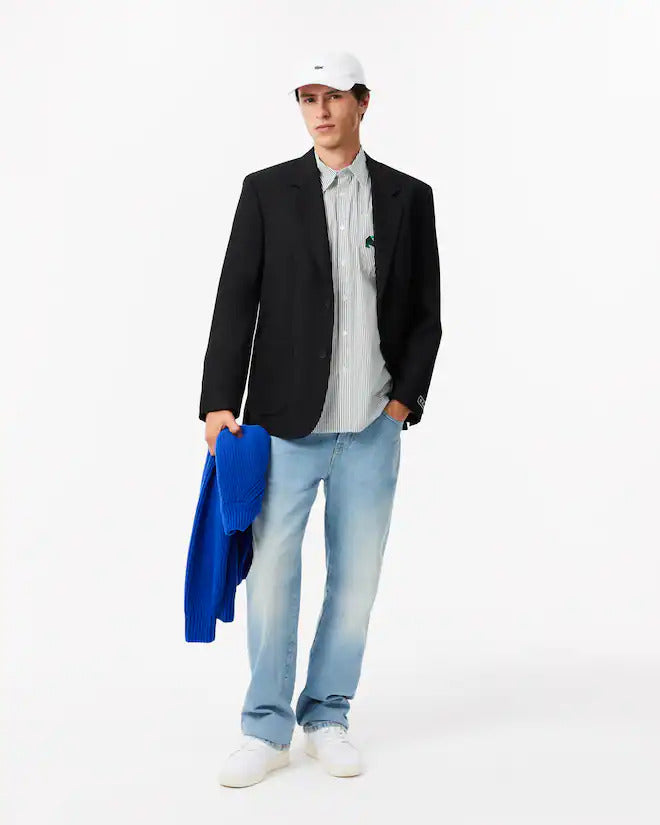 Lacoste Men's Relaxed Fit Croc Badge Shirt