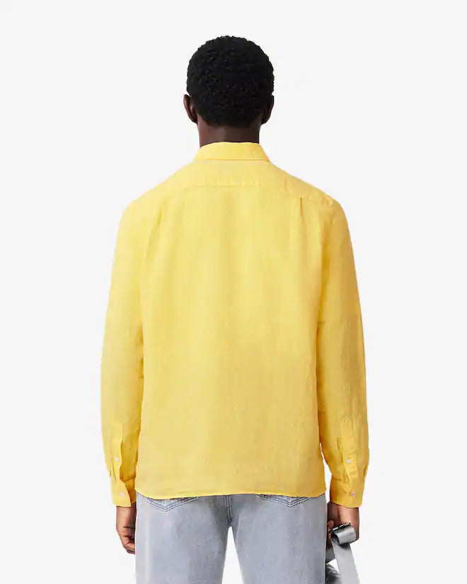 Lacoste Men's Regular Fit Linen Shirt