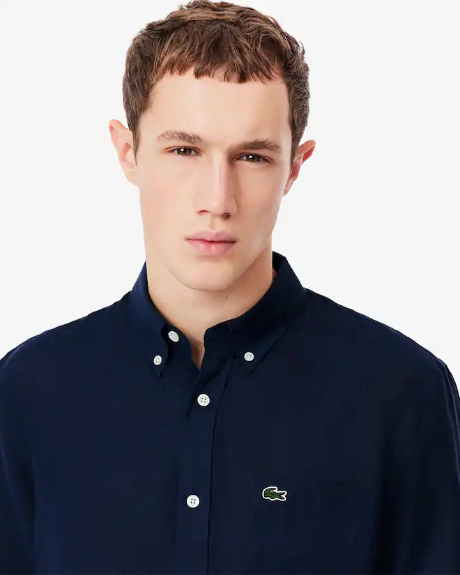 Lacoste Men's Regular Fit Linen Shirt
