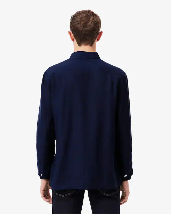 Lacoste Men's Regular Fit Linen Shirt