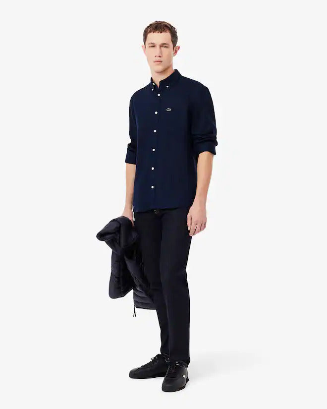 Lacoste Men's Regular Fit Linen Shirt