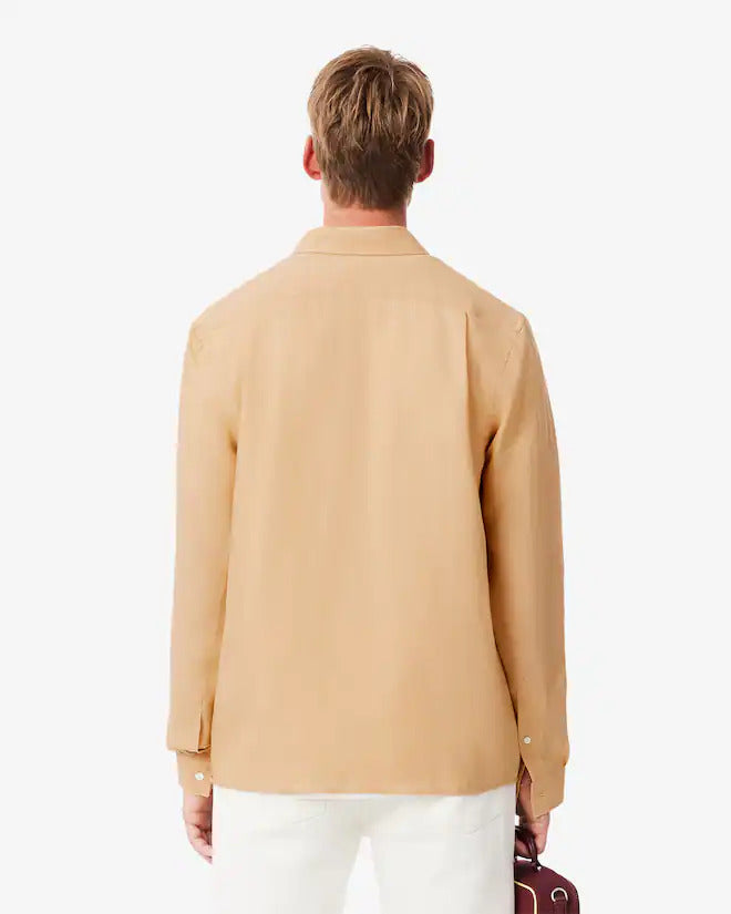 Lacoste Men's Regular Fit Linen Shirt