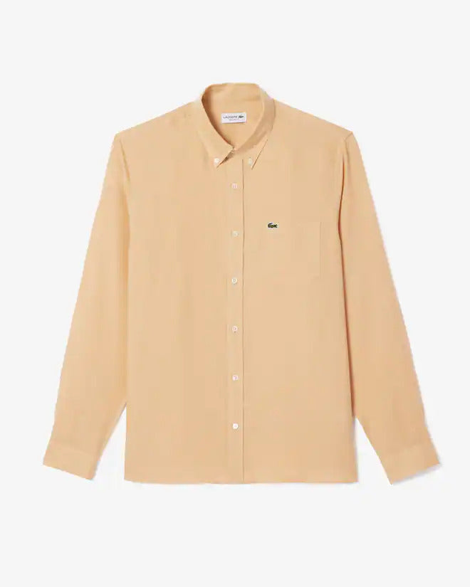 Lacoste Men's Regular Fit Linen Shirt