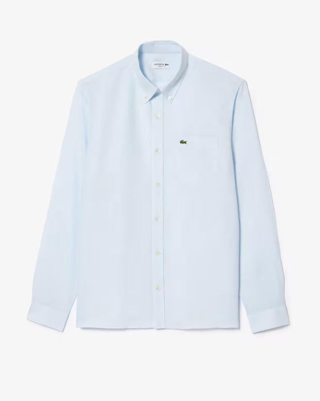 Lacoste Men's Regular Fit Linen Shirt