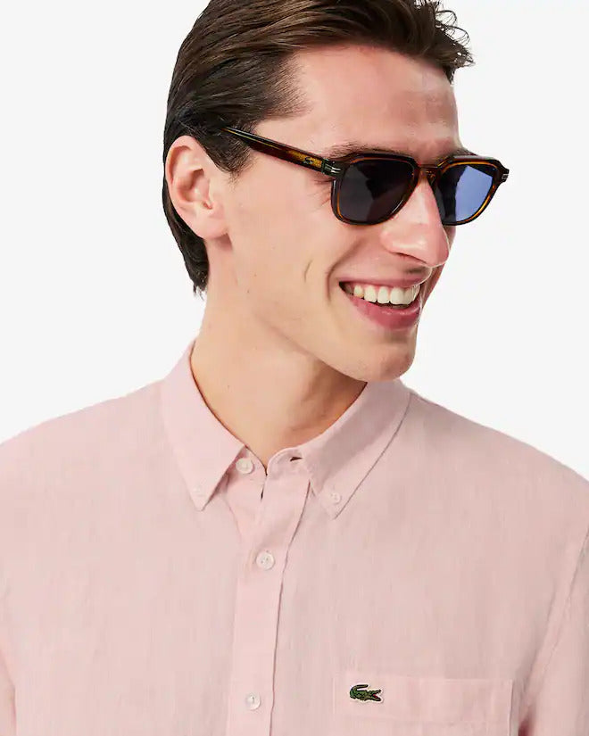 Lacoste Men's Regular Fit Linen Shirt