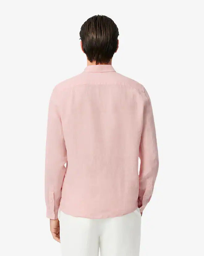 Lacoste Men's Regular Fit Linen Shirt