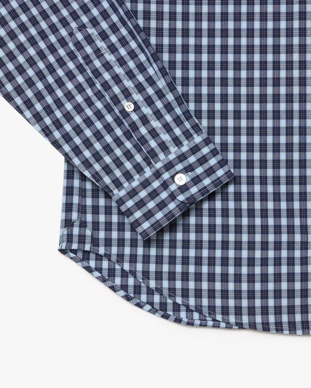 Lacoste Men's Regular Fit Plaid Poplin Shirt