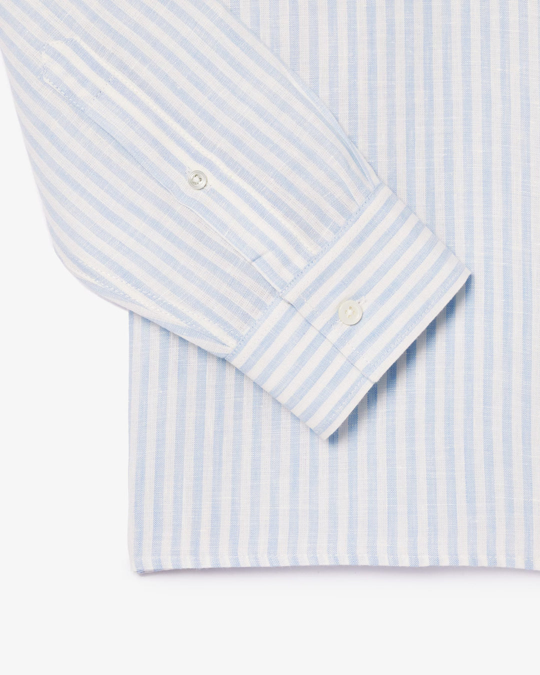 Lacoste Men's Regular Fit Striped Linen Shirt