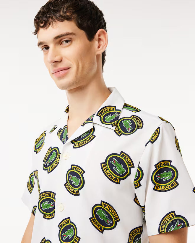 Lacoste Men's Regular Hawaii Fit UV Protect Golf Shirt