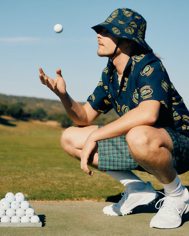 Lacoste Men's Regular Hawaii Fit UV Protect Golf Shirt