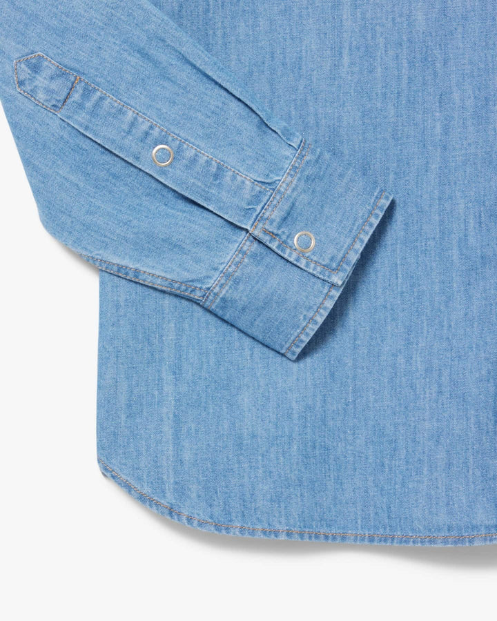 Lacoste Men's Regular Fit Lightweight Denim Shirt