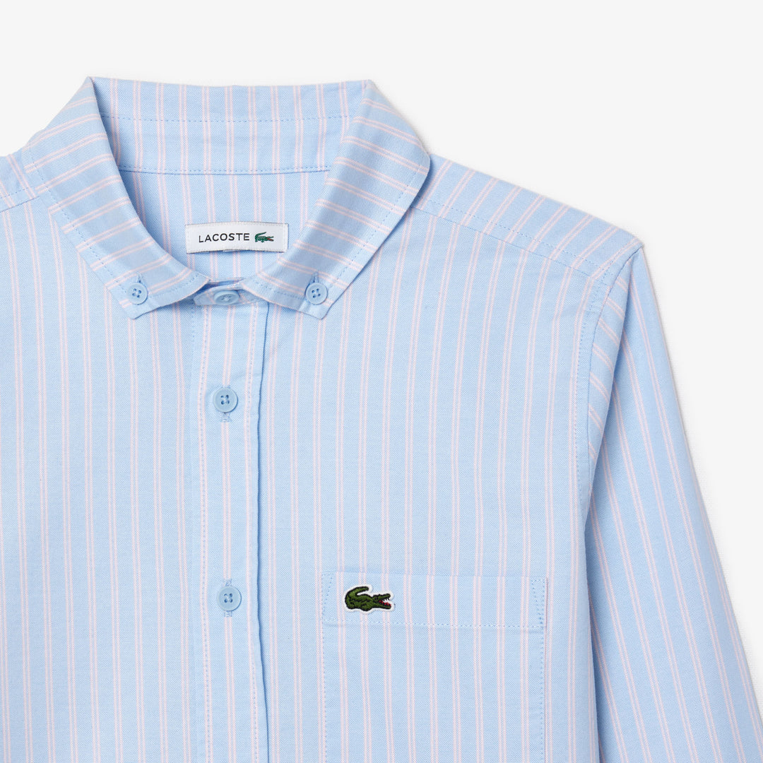 Lacoste Kids' Striped Oxford Shirt