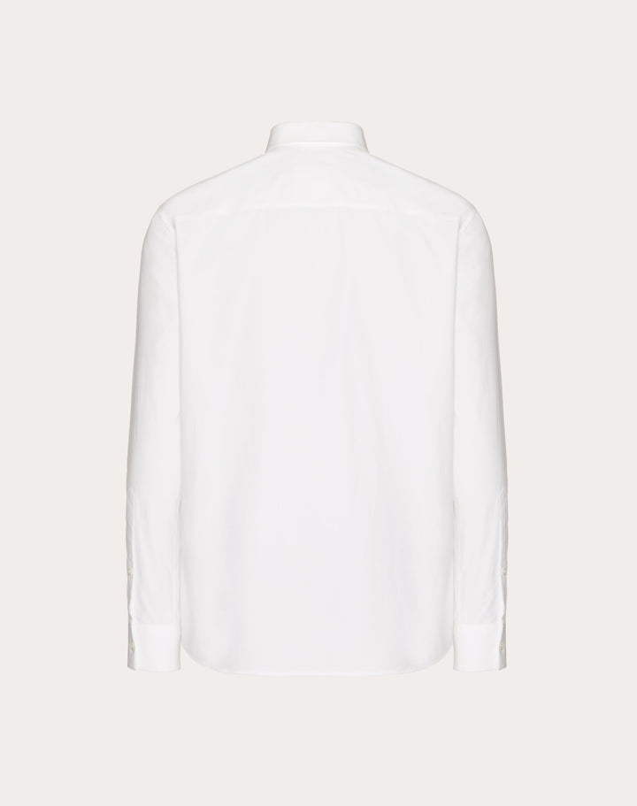 VALENTINO COTTON SHIRT WITH ROCKSTUD UNTITLED STUDS