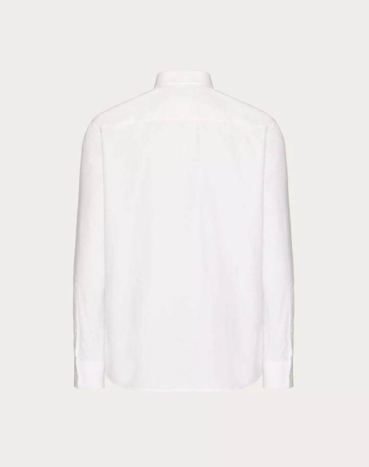 Valentino COTTON SHIRT WITH ROCKSTUD UNTITLED STUDS