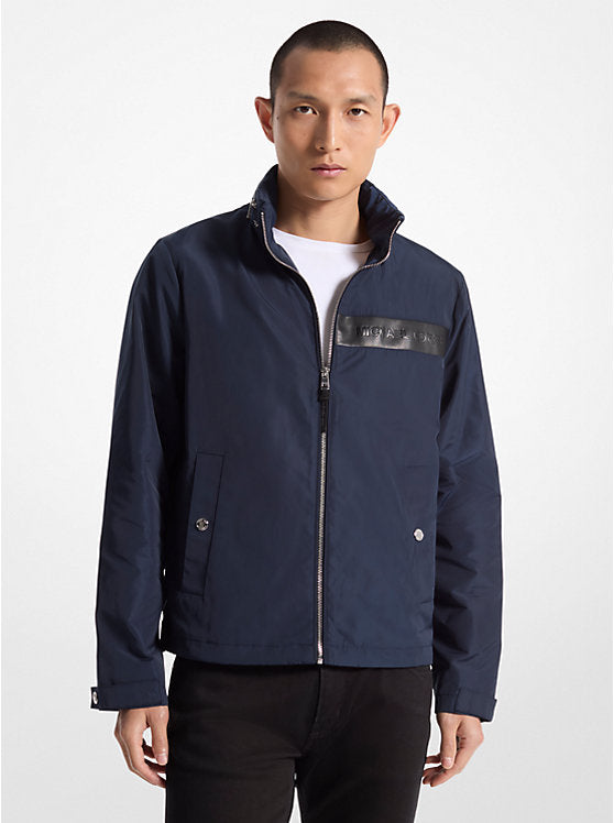 Michael Kors Woven Windbreaker Jacket