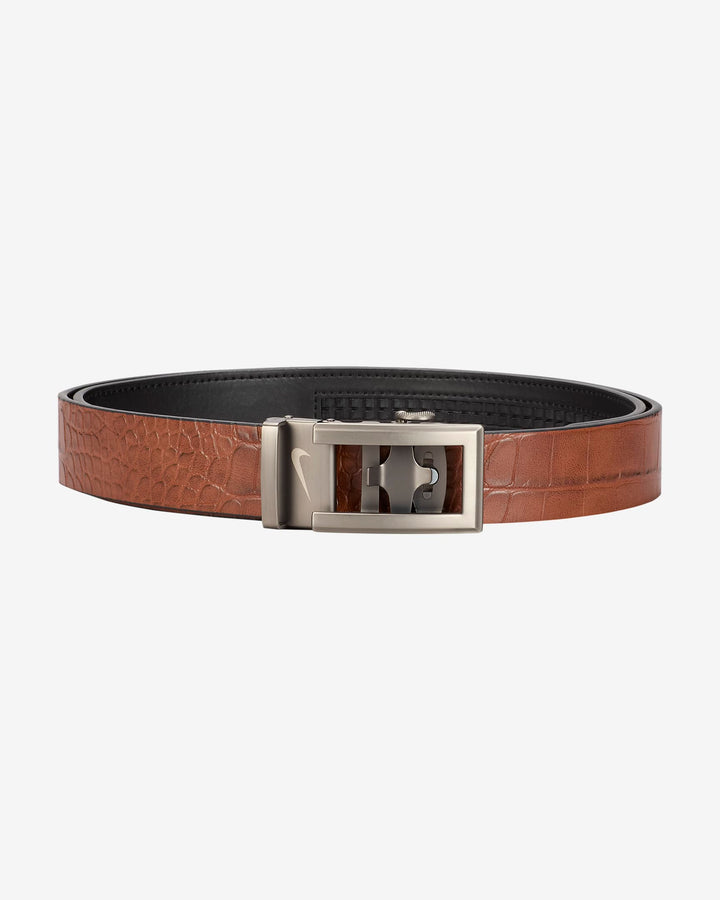 Nike Men's Custom-Fit Croco Golf Belt With Ultralight Buckle