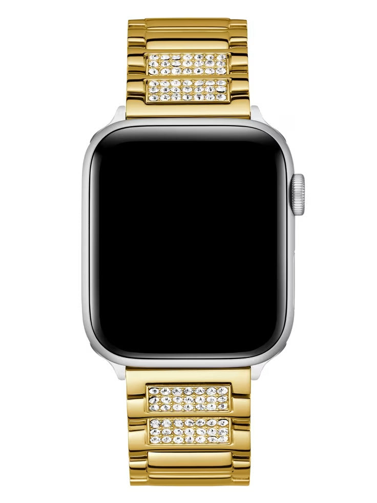 Guess Gold-Tone Rhinestone 42-44 mm Band for Apple Watch®