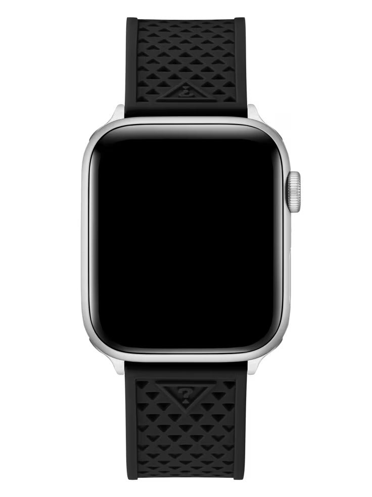 Guess Black Silicon 42-44 mm Band for Apple Watch®