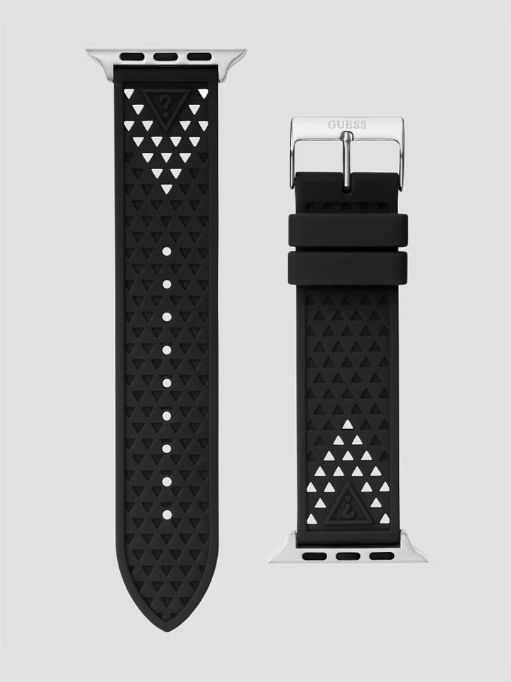 Guess Black Silicon 42-44 mm Band for Apple Watch®
