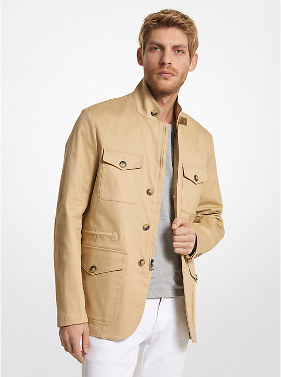 Michael Kors Stretch Cotton Field Jacket
