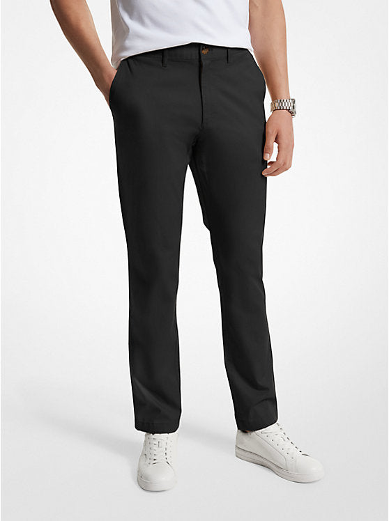 Michael Kors Slim-Fit Cotton Blend Chino Pants