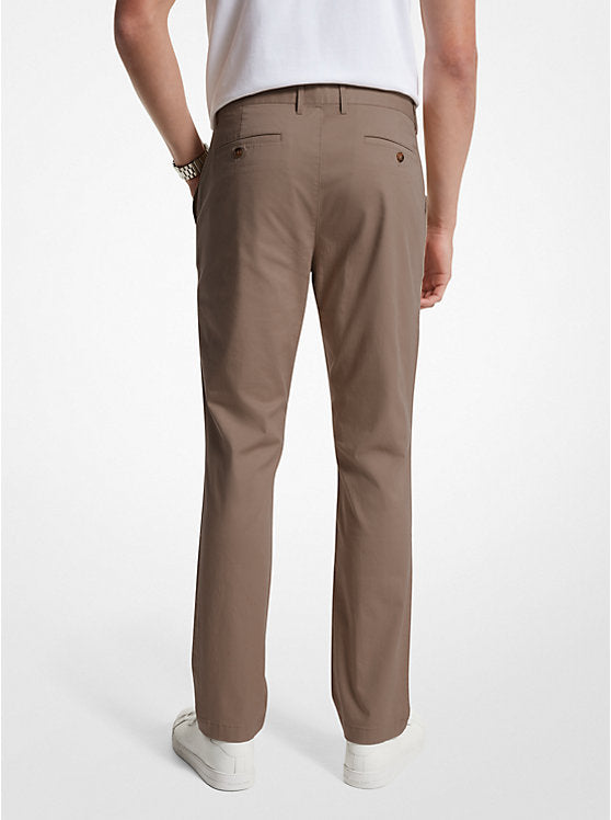 Michael Kors Slim-Fit Cotton Blend Chino Pants