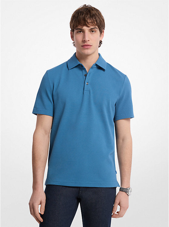 Michael Kors Stretch Cotton Polo Shirt