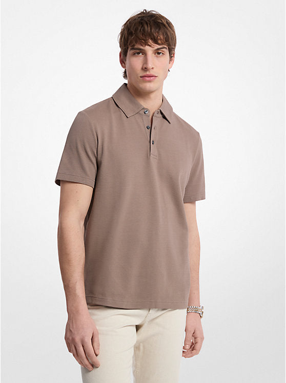 Michael Kors Stretch Cotton Polo Shirt