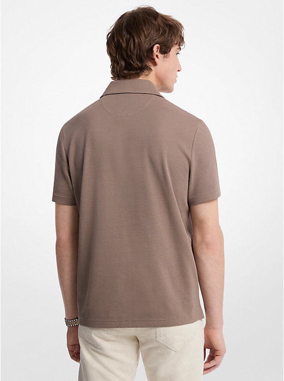 Michael Kors Stretch Cotton Polo Shirt