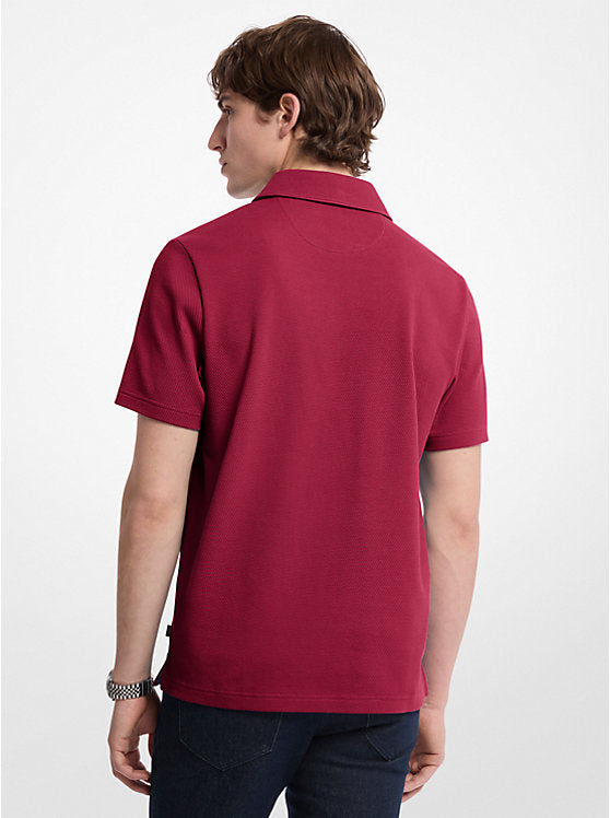 Michael Kors Stretch Cotton Polo Shirt